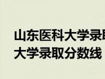 山東醫(yī)科大學錄取分數(shù)線2024年（山東醫(yī)科大學錄取分數(shù)線）