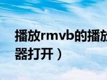 播放rmvb的播放器（rmvb文件用什么播放器打開(kāi)）