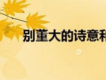 別董大的詩意和注釋（別董大的詩意）