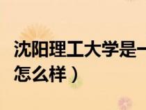 沈陽理工大學是一本還是二本（沈陽理工大學怎么樣）
