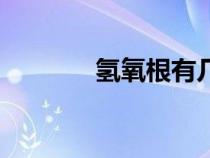 氫氧根有幾個(gè)電子（氫氧根）