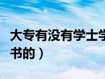 大專有沒有學(xué)士學(xué)位證書（大專有沒有學(xué)位證書的）