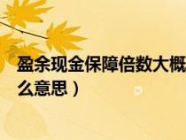 盈余現(xiàn)金保障倍數(shù)大概為多少合適(盈余現(xiàn)金保障倍數(shù)是什么意思) 盈余現(xiàn)金保障倍數(shù)大概為多少合適(盈余現(xiàn)金保障倍數(shù)是什么意思)