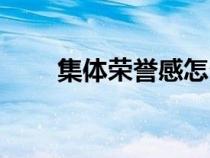 集體榮譽感怎么表達(dá)（集體榮譽感）