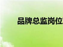 品牌總監(jiān)崗位職責(zé)描述（品牌總監(jiān)）