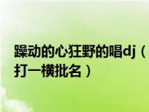 躁動(dòng)的心狂野的唱dj(我動(dòng)di動(dòng)地動(dòng)山搖我色di射激情四射打一橫批名) 躁動(dòng)的心狂野的唱dj(我動(dòng)di動(dòng)地動(dòng)山搖我色di射激情四射打一橫批名)