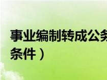 事業(yè)編制轉(zhuǎn)成公務(wù)員條件(事業(yè)編制轉(zhuǎn)公務(wù)員條件) 事業(yè)編制轉(zhuǎn)成公務(wù)員條件(事業(yè)編制轉(zhuǎn)公務(wù)員條件)