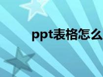 ppt表格怎么加邊框線（ppt表格）
