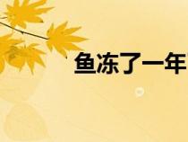 魚(yú)凍了一年了還能吃嗎（魚(yú)凍）
