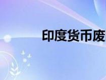 印度貨幣廢除政策（印度貨幣）