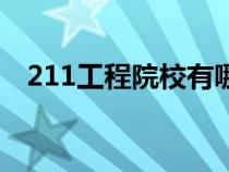 211工程院校有哪些學(xué)校（211工程院校）