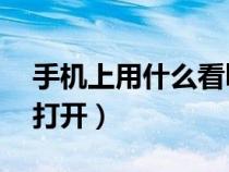 手機上用什么看bin格式（后綴bin文件怎么打開）
