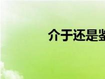 介于還是鑒于（介于和鑒于）