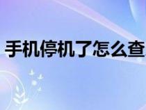 手機(jī)停機(jī)了怎么查欠了多少話費(fèi)（手機(jī)停機(jī)）