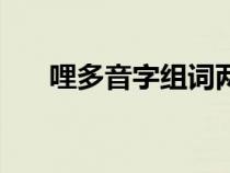哩多音字組詞兩個(gè)字（哩多音字組詞）