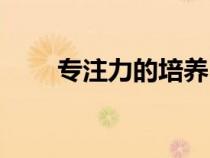 專(zhuān)注力的培養(yǎng)目標(biāo)(專(zhuān)注力的培養(yǎng)) 專(zhuān)注力的培養(yǎng)目標(biāo)(專(zhuān)注力的培養(yǎng))