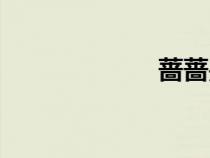 薔薔是誰（薔薔）