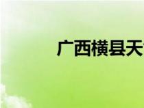 廣西橫縣天氣預(yù)報(bào)（廣西橫縣）