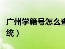 廣州學(xué)籍號(hào)怎么查詢(xún)系統(tǒng)(廣州學(xué)籍號(hào)查詢(xún)系統(tǒng)) 廣州學(xué)籍號(hào)怎么查詢(xún)系統(tǒng)(廣州學(xué)籍號(hào)查詢(xún)系統(tǒng))