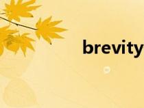 brevity翻譯（brevity）