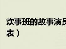 炊事班的故事演員表小毛（炊事班的故事演員表）