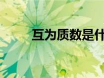 互為質數(shù)是什么意思?（互為質數(shù)）