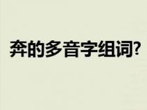 奔的多音字組詞?（奔的多音字組詞和拼音）