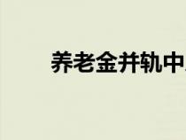 養(yǎng)老金并軌中人定義（養(yǎng)老金并軌）