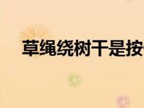 草繩繞樹干是按什么計(jì)算（草繩繞樹干）