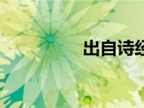 出自詩經(jīng)的名字（出自）