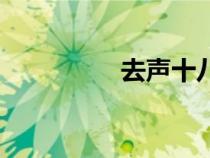 去聲十八嘯韻字（去聲）