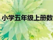 小學(xué)五年級(jí)上冊(cè)數(shù)學(xué)題（五年級(jí)下冊(cè)數(shù)學(xué)題）