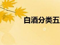 白酒分類五大香型（白酒分類）