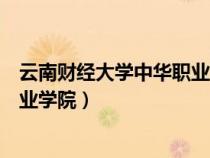 云南財經大學中華職業(yè)學院是民辦嗎（云南財經大學中華職業(yè)學院）