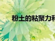 粉土的粘聚力和內(nèi)摩擦角（內(nèi)摩擦角）