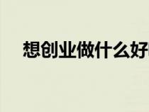 想創(chuàng)業(yè)做什么好呢（我想創(chuàng)業(yè)做什么好）