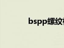 bspp螺紋標(biāo)準(zhǔn)對(duì)照表(bsp) bspp螺紋標(biāo)準(zhǔn)對(duì)照表(bsp)