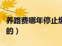 養(yǎng)路費(fèi)哪年停止繳費(fèi)的(養(yǎng)路費(fèi)什么時(shí)候取消的) 養(yǎng)路費(fèi)哪年停止繳費(fèi)的(養(yǎng)路費(fèi)什么時(shí)候取消的)