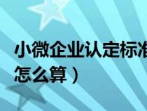 小微企業(yè)認(rèn)定標(biāo)準(zhǔn)資產(chǎn)總額怎么算(資產(chǎn)總額怎么算) 小微企業(yè)認(rèn)定標(biāo)準(zhǔn)資產(chǎn)總額怎么算(資產(chǎn)總額怎么算)