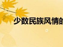 少數(shù)民族風(fēng)情的句子（少數(shù)民族風(fēng)情）