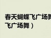 春天蝴蝶飛廣場舞十六步全部出來（春天蝴蝶飛廣場舞）