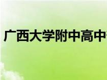 廣西大學附中高中部一本率（廣西大學附中）