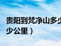 貴陽(yáng)到梵凈山多少公里路程（貴陽(yáng)到梵凈山多少公里）