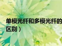單模光纖和多模光纖的區(qū)別和聯(lián)系（單模光纖和多模光纖的區(qū)別）