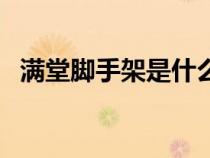 滿堂腳手架是什么樣（滿堂腳手架是什么）