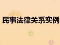民事法律關(guān)系實例（民事法律關(guān)系案例分析）
