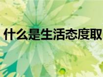 什么是生活態(tài)度取向感悟（什么是生活態(tài)度）