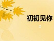 初初見(jiàn)你 慕吱（初初見(jiàn)你）