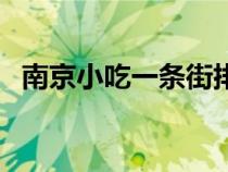 南京小吃一條街排行榜（南京小吃一條街）