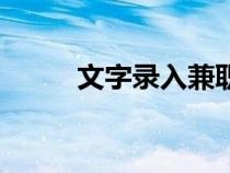 文字錄入兼職網(wǎng)（文字錄入兼職）